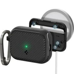 Etui Spigen Mag Armor Magsafe Apple Airpods Pro 1 / 2 Matte Black Case