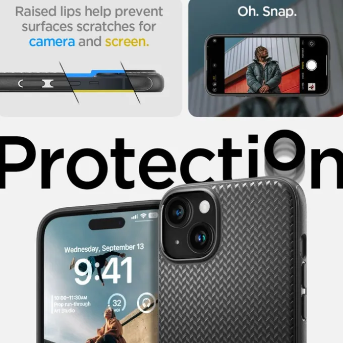 Etui Spigen Mag Armor Magsafe iPhone 15 Matte Black Case