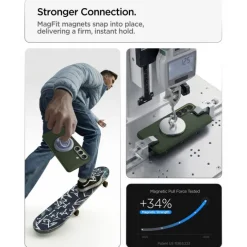 ETUI SPIGEN NANO POP MAG SAMSUNG GALAXY S26 MAGSAFE AVO GREEN