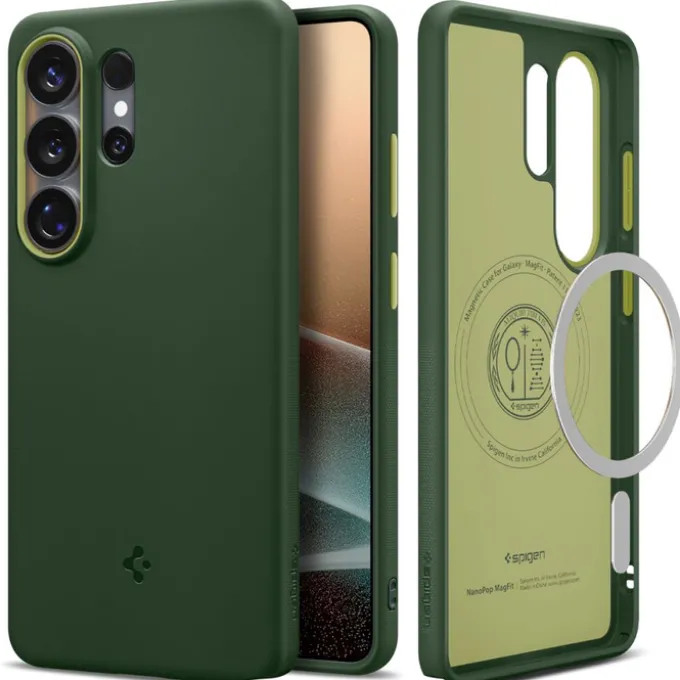 ETUI SPIGEN NANO POP MAG SAMSUNG GALAXY S26 ULTRA MAGSAFE AVO GREEN