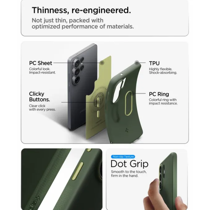 ETUI SPIGEN NANO POP MAG SAMSUNG GALAXY S26 ULTRA MAGSAFE AVO GREEN