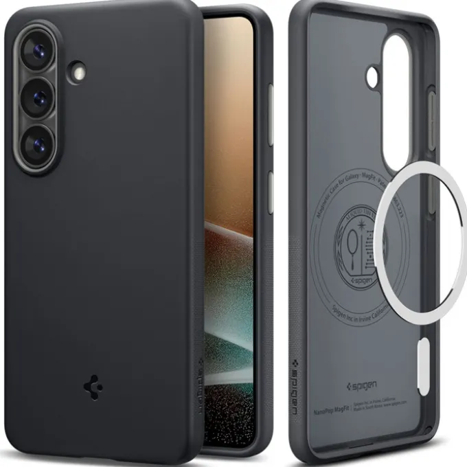 ETUI SPIGEN NANO POP MAG SAMSUNG GALAXY S26 MAGSAFE BLACK SESAME