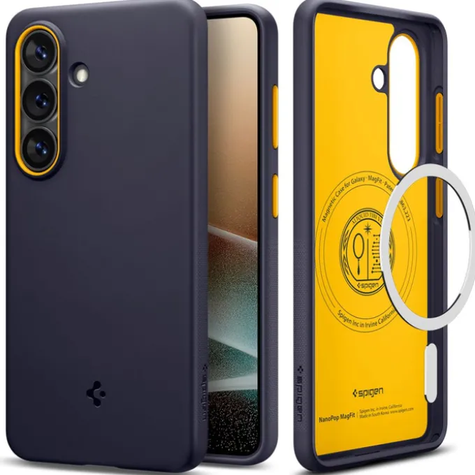 ETUI SPIGEN NANO POP MAG SAMSUNG GALAXY S26 MAGSAFE BLUEBERRY NAVY