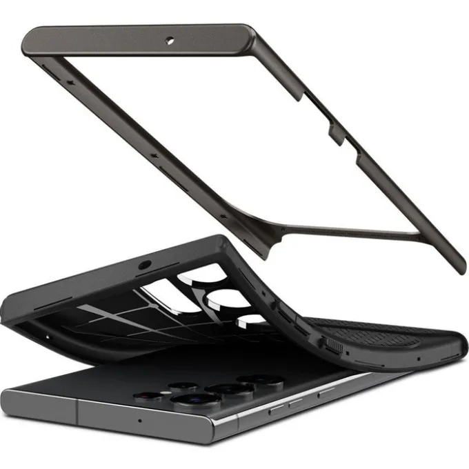 Etui Spigen Neo Hybrid Galaxy S23 Ultra Gunmetal Case