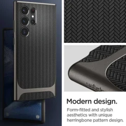 Etui Spigen Neo Hybrid Galaxy S23 Ultra Gunmetal Case