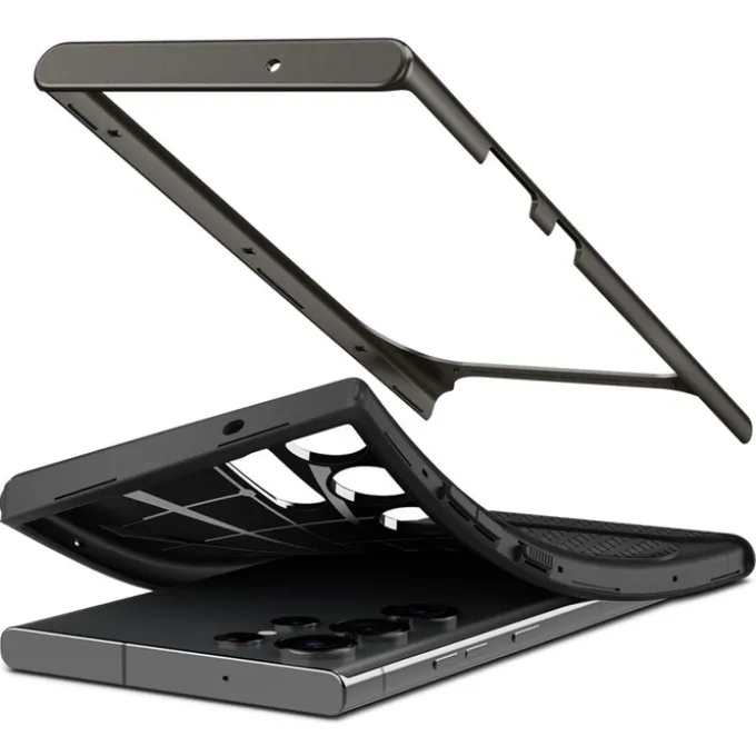 Etui Spigen Neo Hybrid Galaxy S23 Ultra Gunmetal Case