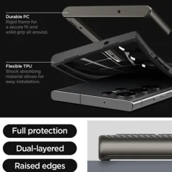 Etui Spigen Neo Hybrid Galaxy S23 Ultra Gunmetal Case