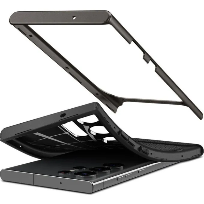 Etui Spigen Neo Hybrid Galaxy S23 Ultra Gunmetal Case