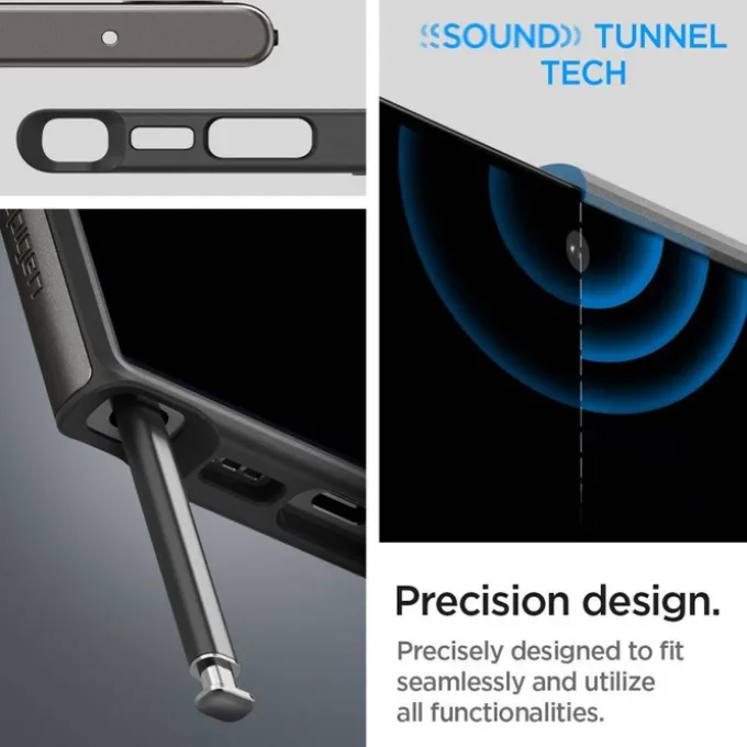 Etui Spigen Neo Hybrid Galaxy S23 Ultra Gunmetal Case