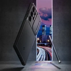 Etui Spigen Optik Armor Galaxy S23 Ultra Black Case