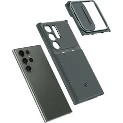 Etui Spigen Optik Armor Galaxy S23 Ultra Abyss Green Case
