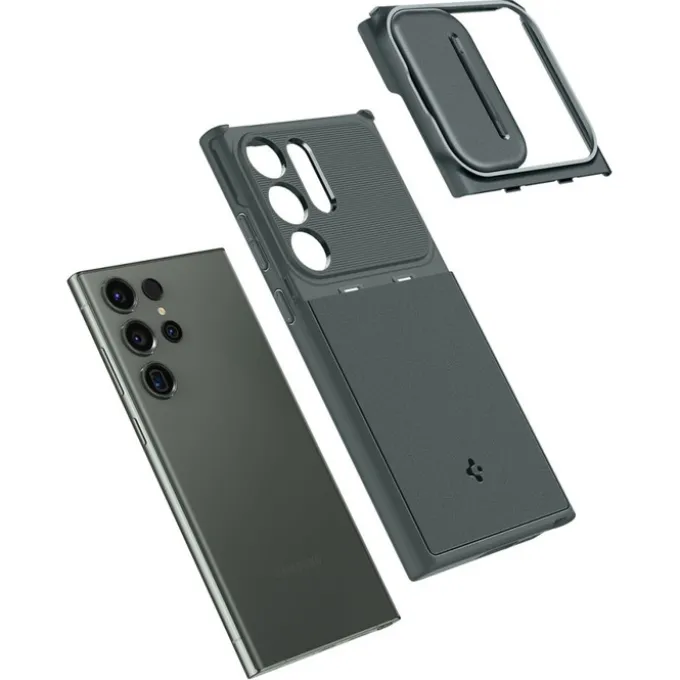 Etui Spigen Optik Armor Galaxy S23 Ultra Abyss Green Case