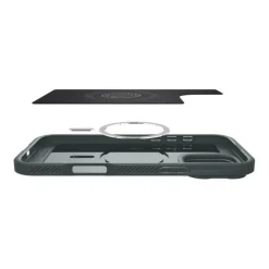 ETUI SPIGEN OPTIK ARMOR MAG MAGSAFE IPHONE 16 PRO ABYSS GREEN