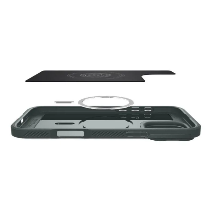 ETUI SPIGEN OPTIK ARMOR MAG MAGSAFE IPHONE 16 PRO ABYSS GREEN