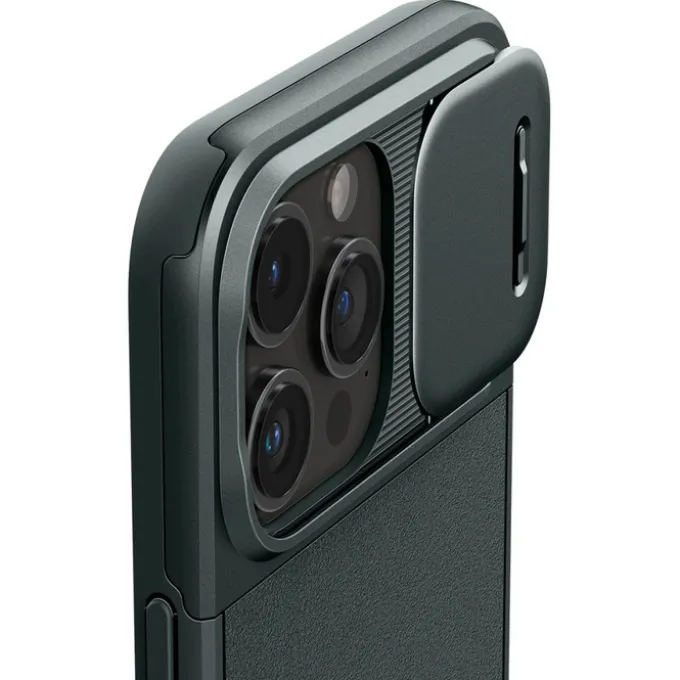 Etui Spigen Optik Armor Mag Magsafe iPhone 15 Pro Abyss Green Case