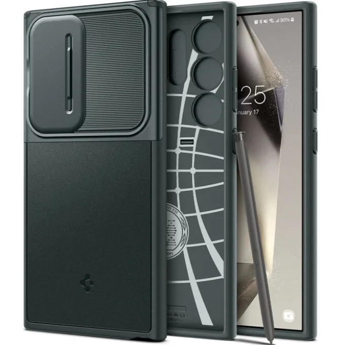Etui Spigen Optik Armor Samsung Galaxy S24 Ultra Abyss Green Case