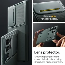 Etui Spigen Optik Armor Samsung Galaxy S24 Ultra Abyss Green Case