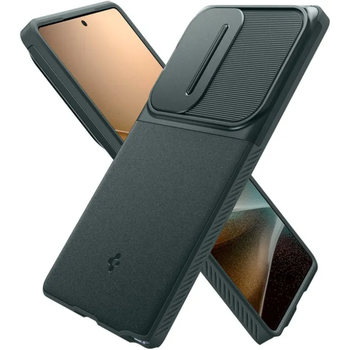 ETUI SPIGEN OPTIK ARMOR SAMSUNG GALAXY S25 ULTRA ABYSS GREEN