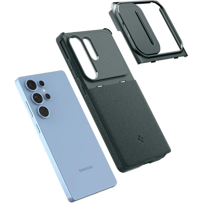 ETUI SPIGEN OPTIK ARMOR SAMSUNG GALAXY S25 ULTRA ABYSS GREEN