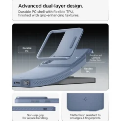 ETUI SPIGEN OPTIK ARMOR SAMSUNG GALAXY S26 ULTRA LIGHT BLUE