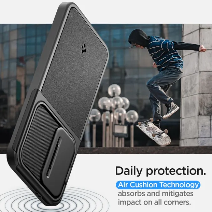 Etui Spigen Optik Armor Samsung Galaxy S24 Black Case