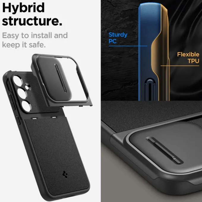 Etui Spigen Optik Armor Samsung Galaxy A55 5g Black Case