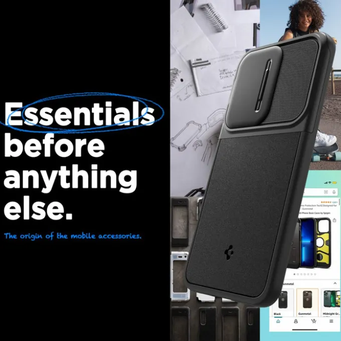 Etui Spigen Optik Armor Samsung Galaxy A55 5g Black Case