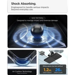 ETUI SPIGEN OPTIK ARMOR SAMSUNG GALAXY S26 ULTRA BLACK