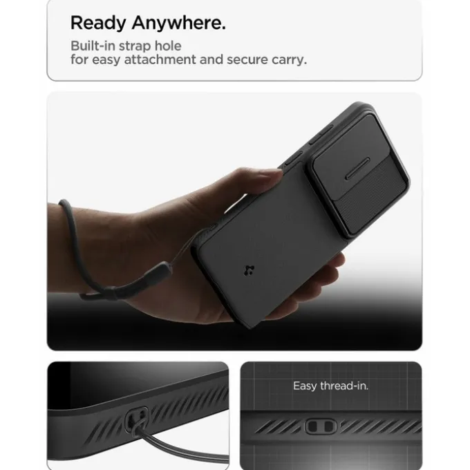ETUI SPIGEN OPTIK ARMOR SAMSUNG GALAXY S26 ULTRA BLACK