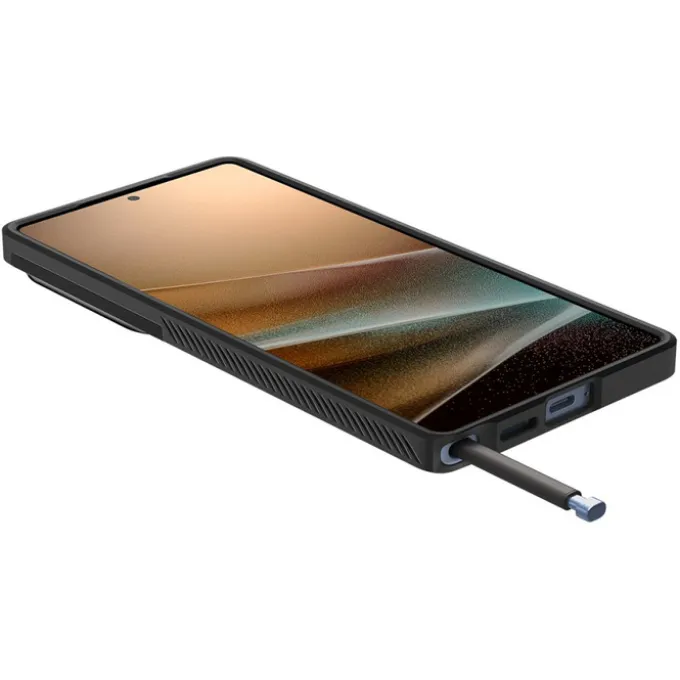 ETUI SPIGEN OPTIK ARMOR SAMSUNG GALAXY S25 ULTRA BLACK