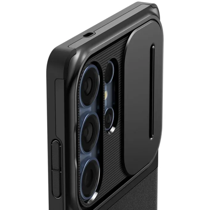 ETUI SPIGEN OPTIK ARMOR SAMSUNG GALAXY S25 ULTRA BLACK