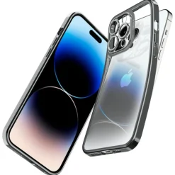 Etui Spigen Optik Crystal iPhone 14 Pro Chrome Grey
