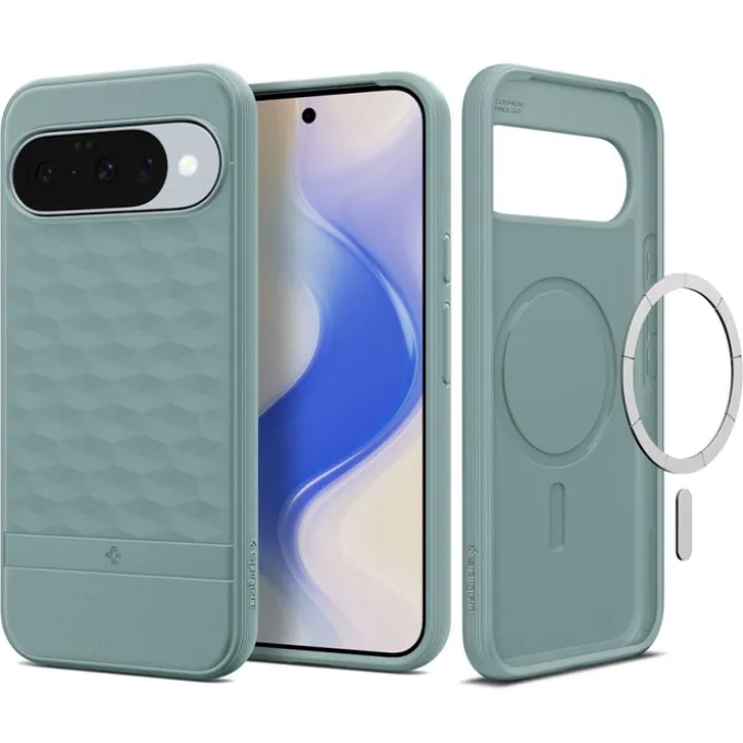 ETUI SPIGEN PARALLAX MAG MAGSAFE GOOGLE PIXEL 10 / 10 PRO SAGE GREEN