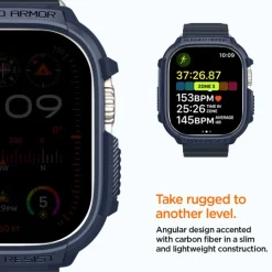 Etui Spigen Rugged Armor Apple Watch Ultra 1 / 2 (49 Mm) Navy Blue