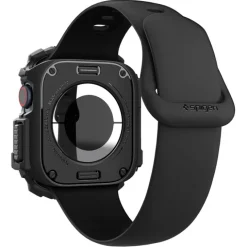 ETUI SPIGEN RUGGED ARMOR APPLE WATCH 10 (46 MM) MATTE BLACK