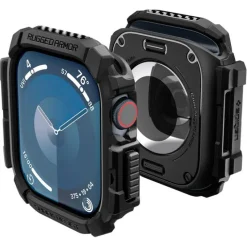 ETUI SPIGEN RUGGED ARMOR APPLE WATCH 10 (42 MM) MATTE BLACK