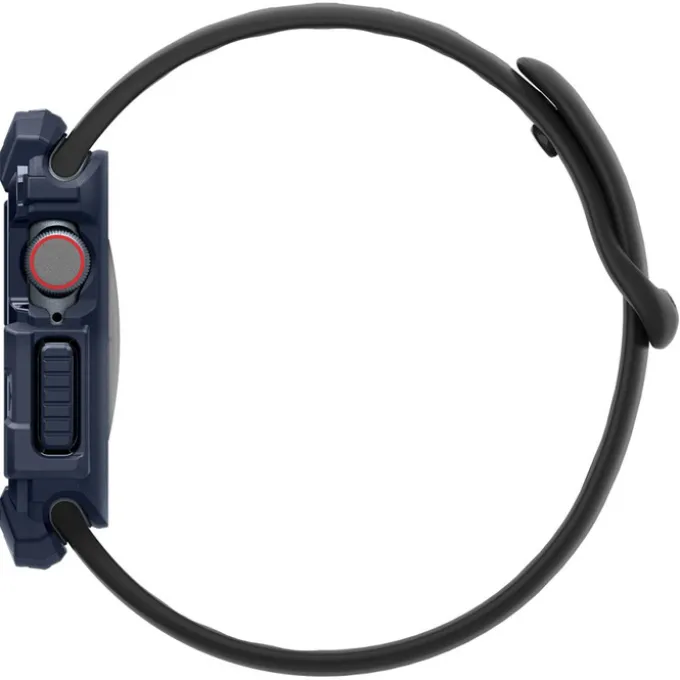 ETUI SPIGEN RUGGED ARMOR APPLE WATCH 10 (46 MM) NAVY BLUE