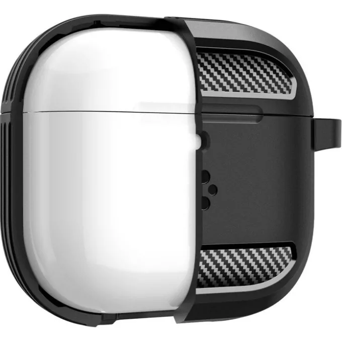 ETUI SPIGEN RUGGED ARMOR APPLE AIRPODS 4 MATTE BLACK