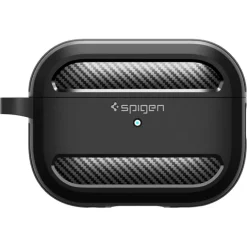 Etui Spigen Rugged Armor Apple Airpods Pro 1 / 2 Matte Black Case