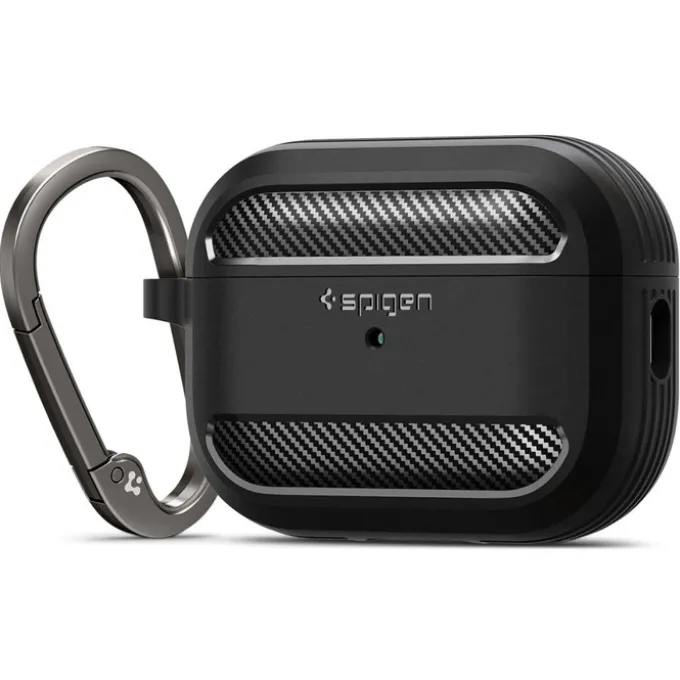 Etui Spigen Rugged Armor Apple Airpods Pro 1 / 2 Matte Black Case