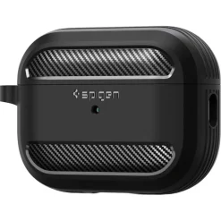 Etui Spigen Rugged Armor Apple Airpods Pro 1 / 2 Matte Black Case