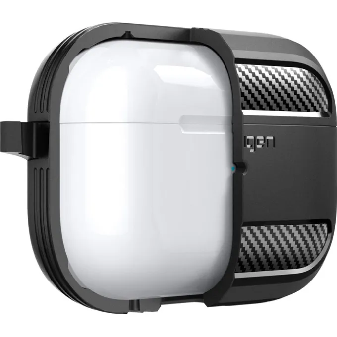 Etui Spigen Rugged Armor Apple Airpods Pro 1 / 2 Matte Black Case