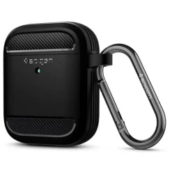 Etui SPIGEN Rugged Armor Apple Airpods Black Czarne Case