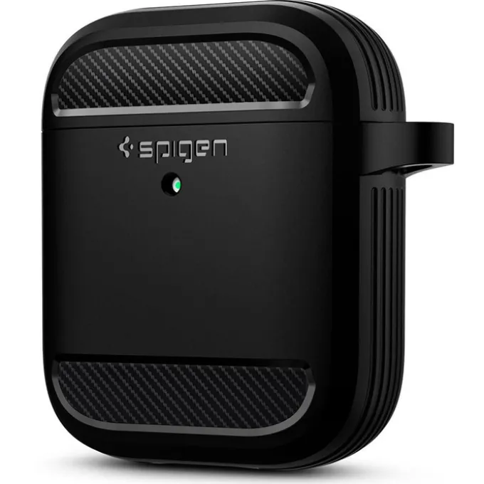 Etui SPIGEN Rugged Armor Apple Airpods Black Czarne Case