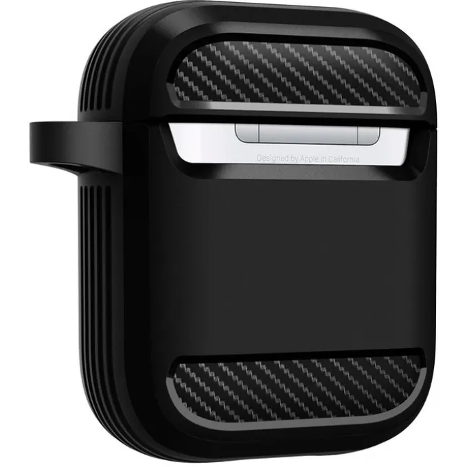 Etui SPIGEN Rugged Armor Apple Airpods Black Czarne Case
