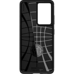 Etui SPIGEN Rugged Armor Galaxy S21 Ultra Matte Black Czarne Case