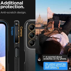 Etui Spigen Rugged Armor Galaxy A14 5G Matte Black Czarny Case