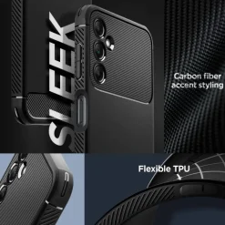 Etui Spigen Rugged Armor Galaxy A14 5G Matte Black Czarny Case