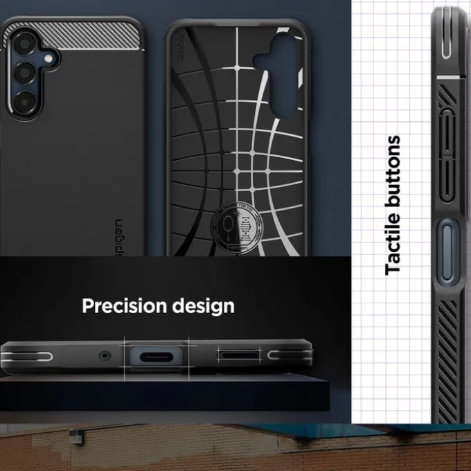 ETUI SPIGEN RUGGED ARMOR GALAXY A16 4G / 5G MATTE BLACK