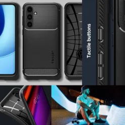 Etui Spigen Rugged Armor Galaxy S23 FE Matte Black Case